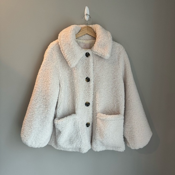 Gal Meets Glam Collection Willa Teddy Bear Coat - Picture 4 of 9